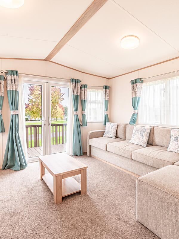 ABI Oakley holiday home for sale at Discover Parks. Living area photo