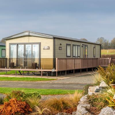 ABI Langdale holiday home for sale at riverside holiday park - plot photo