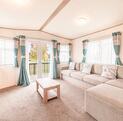 ABI Oakley caravan Holiday Home for sale on 5 star riverside holiday park. Lounge photo