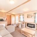 ABI Oakley caravan Holiday Home for sale on 5 star riverside holiday park. Lounge photo