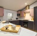 Luxury self-catering holiday lodge at Arrow Bank - kitchen photo